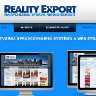 Sekcia na stránke RealityExport